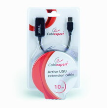 USB 2.0 aktiivne pikenduskaabel Digitus DA-73100-1, 10 m, must