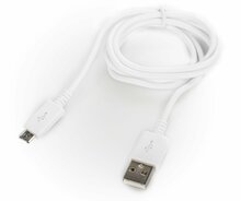 Kaabel Platinet microUSB, 1 m, valge