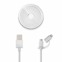 Kaabel UsbePower DUO, Micro-USB ja Lightning, 1.2 m
