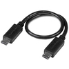 Kaabel StarTech UUUSBOTG8IN, Micro USB, 20 cm, must