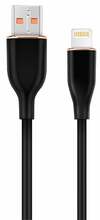 Kaabel Gembird CC-USB2S-AM8PM-1.5M-BK, USB 2.0, Lightning, 1.5 m, must