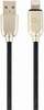 Kaabel Gembird CC-USB2R-AMLM-2M, USB-A - Lightning, 2 m, must