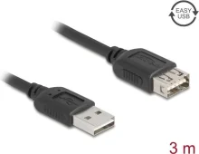 Kaabel Delock 81514, USB 2.0 A-A, 3 m, must