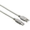 Kaabel Hama USB A-B, 1,5 m, must