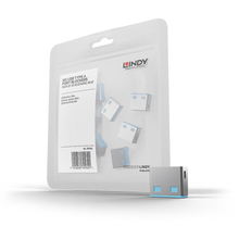 USB pordiblokeerija Lindy 40462, 10 tk, sinine