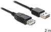 Kaabel Delock Easy 83371 USB 2.0, 2 m, must