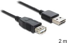 Kaabel Delock Easy 83371 USB 2.0, 2 m, must