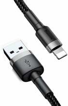 Kaabel Baseus Cafule CALKLF-AG1, USB - Lightning, 2.4 A, 0.5 m, hall/must