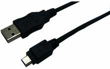 Kaabel Logilink CU0014, Mini USB, 1.80 m, must