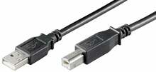Kaabel MicroConnect USB 2.0 A male to B male, 1.8 m, must