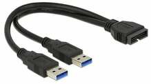 Kaabel Delock 83910, USB 3.0, 0.25 m, must