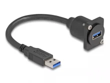 Kaabel DeLOCK 87967 USB 3.0 A, 20 cm, must