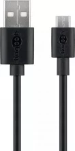 Kaabel Goobay USB 2.0 Micro-USB, 1 m, must