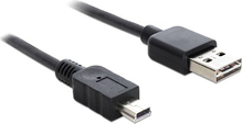 Kaabel Delock 83364 USB-A - miniUSB, 3 m, must
