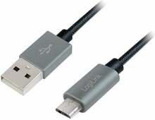 Kaabel Logilink CU0132, USB to Micro USB, 1 m, hall