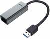 Adapter I-TEC U3METALGLAN, USB 3.0, 0.28 m, hõbe/must