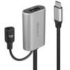USB 3.1 pikenduskaabel Lindy 43270, 5 m, hõbe