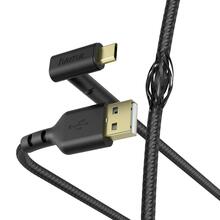 Kaabel Hama 00187215, USB 2.0, Micro-USB, 1,5 m, must