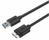 Kaabel Unitek Y-C463GBK, USB 3.0 A male - Micro USB B male, 2 m, must