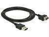 Kaabel Delock 83665 USB 2.0 USB-A male to USB-A female, 2 m, must