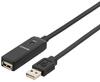 Kaabel Deltaco USB 2.0, 5 m, must