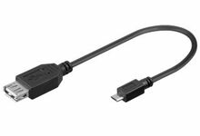 Kaabel Cabletech, USB A - Micro USB B, 0.2 m, must