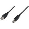 Kaabel Assmann AK-300102-018-S, USB 2.0 A, USB 2.0 B, 1.8 m, must