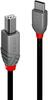 Kaabel Lindy 36941 USB 2.0 Type C - B, 1 m, must
