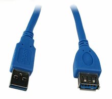 USB 3.0 pikenduskaabel Gembird CCP-USB3-AMAF-10, 3 m, sinine