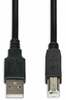 USB-kaabel iBox IKU2D, USB 2.0 A-B, 3 m, must