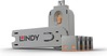 USB pordi blokeerija Lindy 40453, USB Type A, 4 tk, oranž