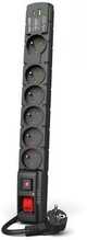 Pikendusjuhe Acar S6 USB PD 3.0, 1.5 m, 6 pistikut