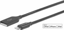 Kaabel eStuff ES601165, USB-A - Lightning, 1,5 m, must