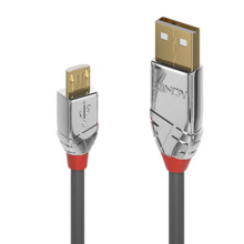 Kaabel Lindy Cromo Line USB 2.0 A male to Micro USB B male, 3 m
