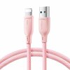 Kaabel Joyroom S-A34 USB-A - Lightning, 3 A, 1 m, roosa