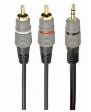 Audiokaabel Gembird CCA-352, 3.5 mm - 2 RCA, 1.5 m, kuld