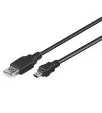 Kaabel Goobay USB 2.0 A-Mini-B, 0,3 m, must