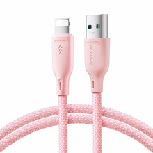 Kaabel Joyroom S-A34 USB-A - Lightning, 3 A, 1 m, roosa