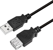 Kaabel LogiLink CU0012B, USB-A, 5 m, must