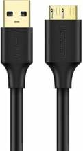 Kaabel Ugreen US130, USB 3.0 - Micro USB, 1 m, must