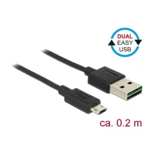 Kaabel Delock 84804 USB 2.0 A - Micro-B, 0,2 m, must