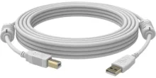 Kaabel Vision Techconnect 2 USB 2.0 A-B, 3 m, valge