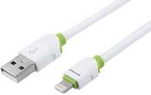 Laadimiskaabel Wayme USB - Lightning, silikoon, 100 cm, must
