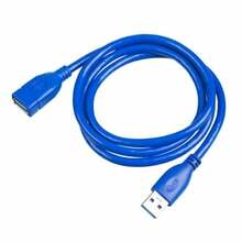 Kaabel Akyga AK-USB-28, USB 3.2 Gen 1, 1 m, sinine