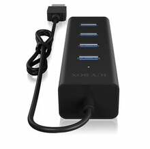 USB jagaja Raidsonic IB-HUB1409-U3, 40 cm, must