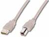 Kaabel Assmann USB 2.0, 1.8 m, helepruun
