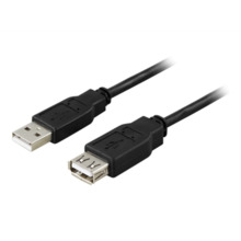 USB 2.0 pikenduskaabel Goobay, 3 m, must