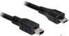 Kaabel Delock, Mini USB - Micro USB B, 1 m, must