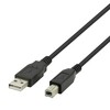 USB-B 2.0 kaabel Deltaco USB-230S-K, 3 m, must