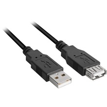 Kaabel Sharkoon USB 2.0, 3 m, must